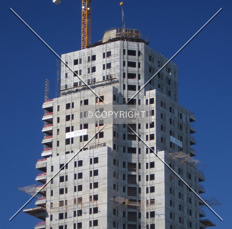Top floors view from the southwest