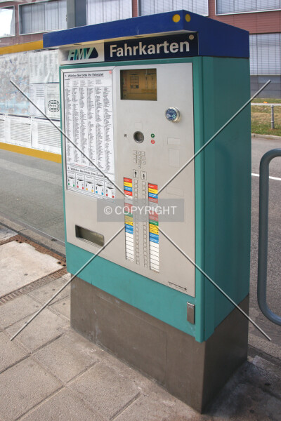 A ticket machine of the RMV