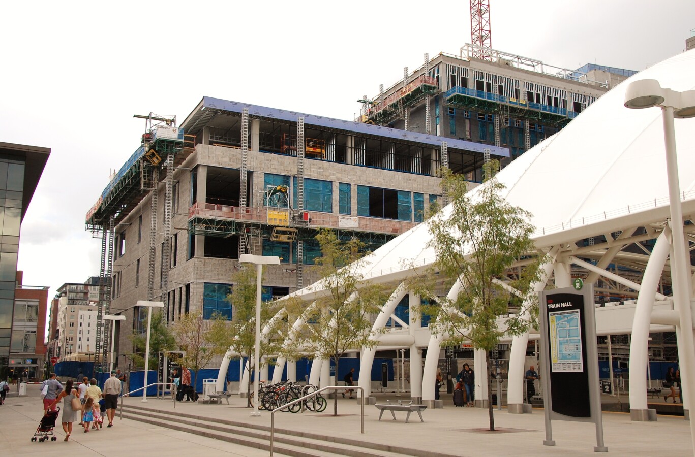 View from the northeast