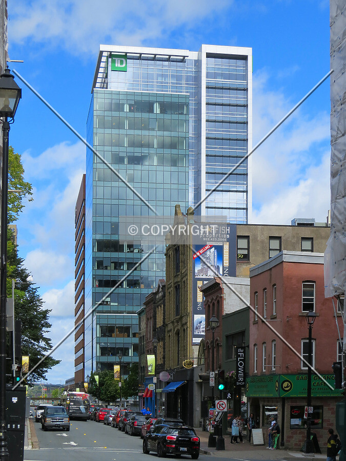 View to the north along Barrington Street