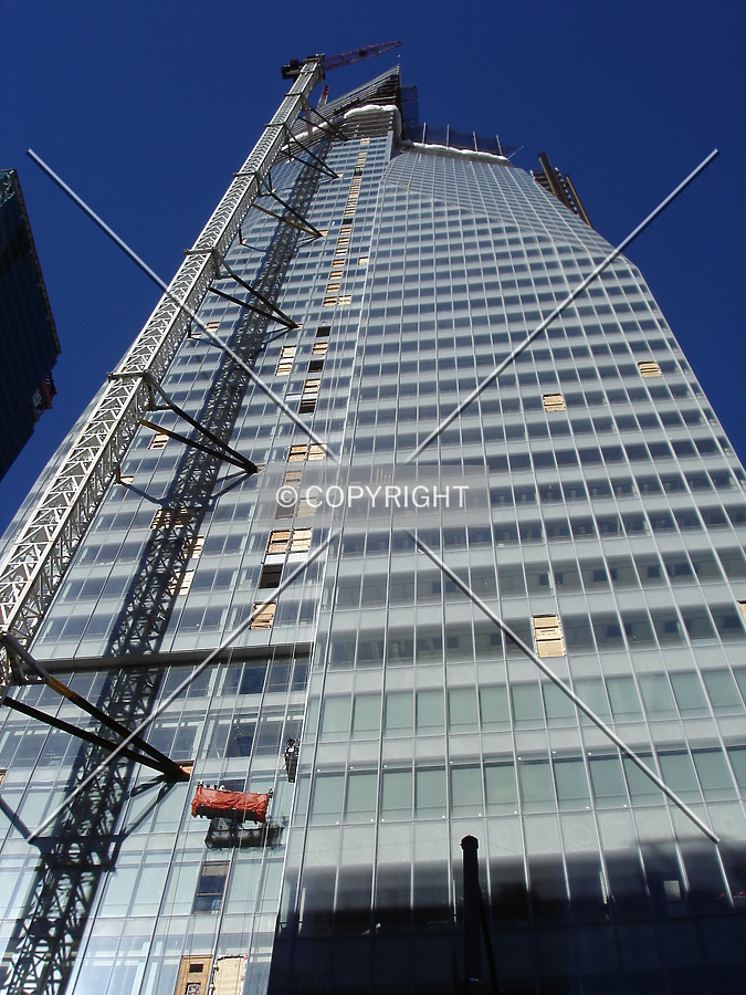Looking up the 6th Avenue side
