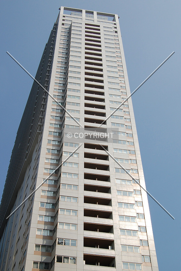 Looking up from the southwest