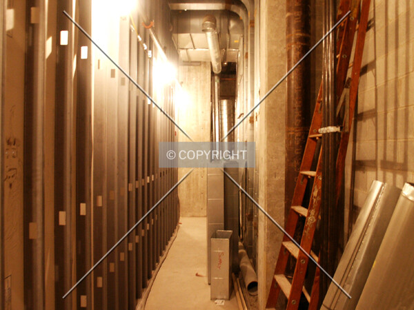 Passageway from Huron Street towards the lobby