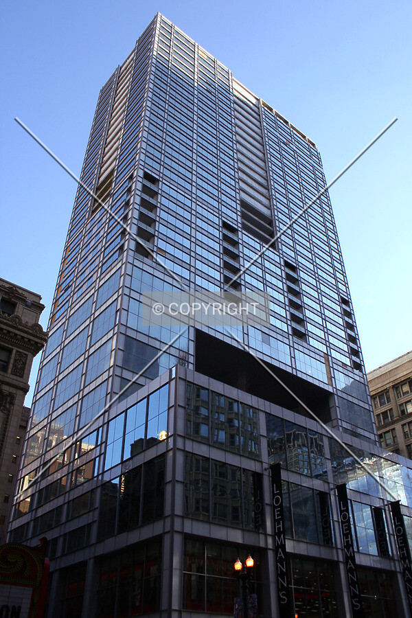 Looking up from the northwest