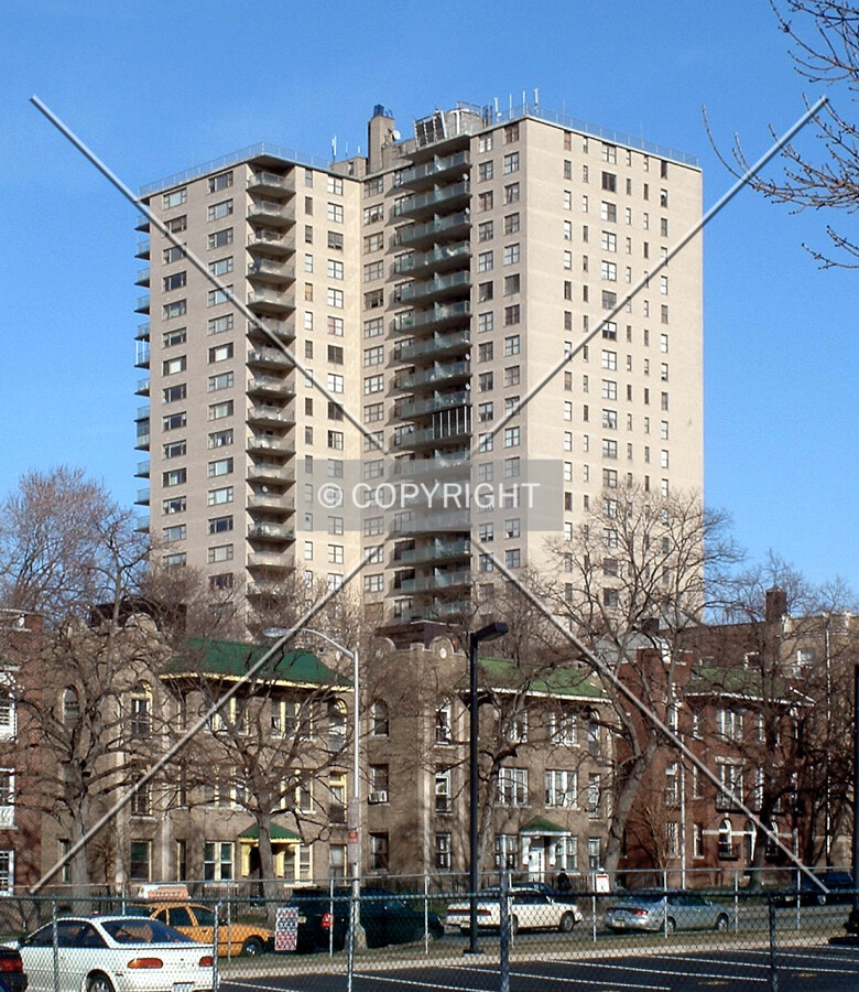 View from the west across Park Avenue