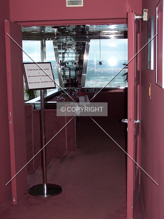 Entrance to the restaurant