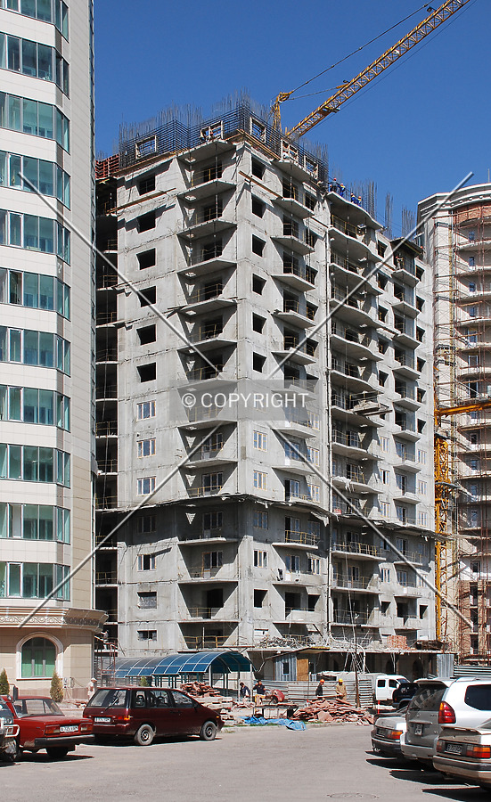 Looking from Kurmangazy Street