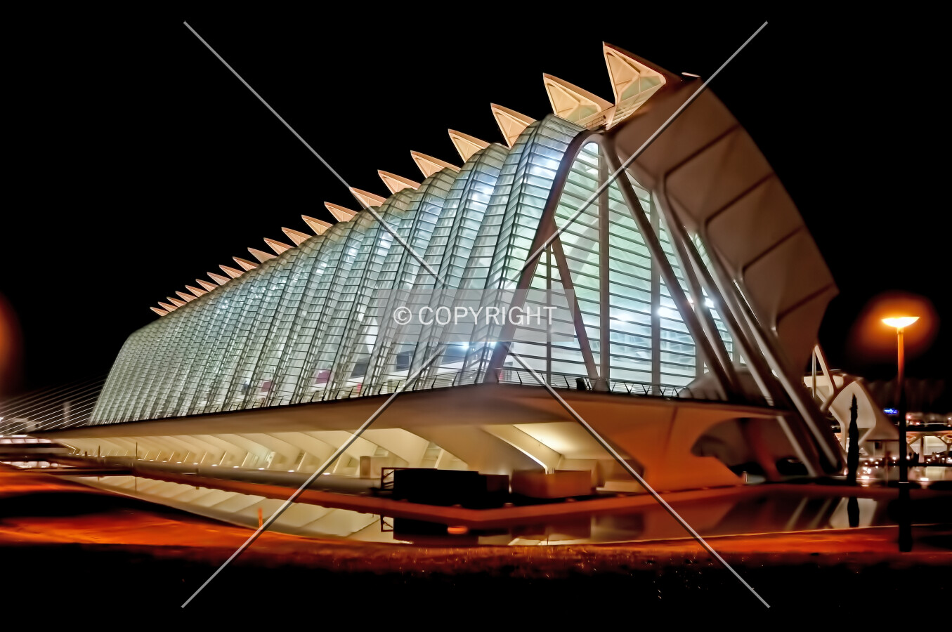 El Museu de les Ciències Príncipe Felipe, City of Arts and Sciences, Valencia, Spain, European Union.