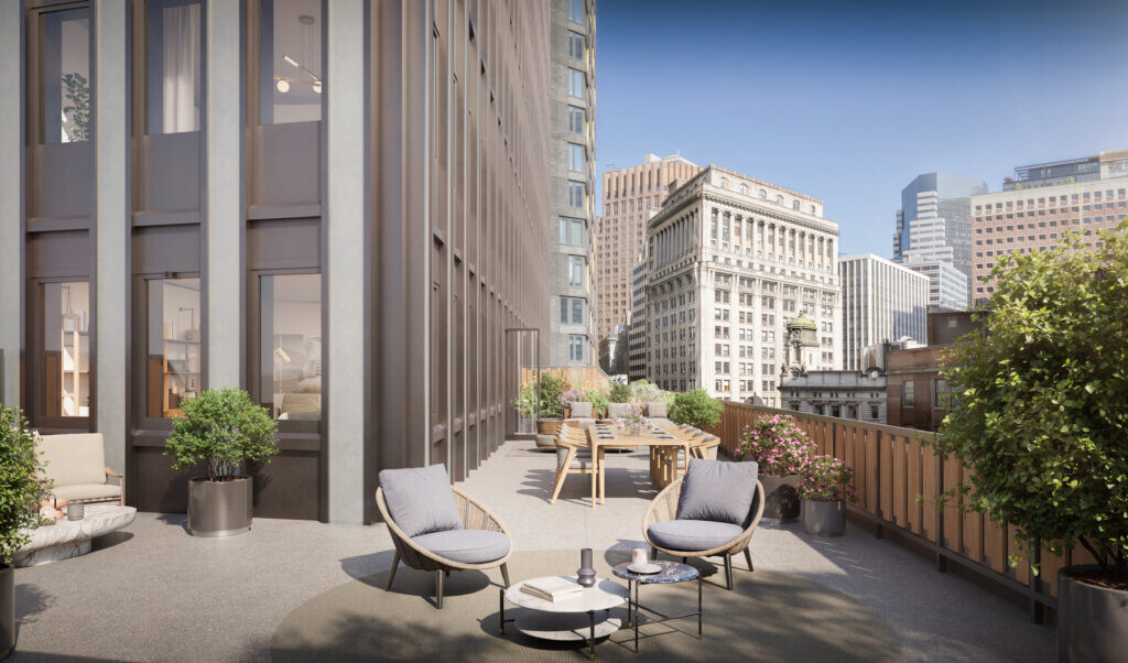 Rendering of proposed renovations
