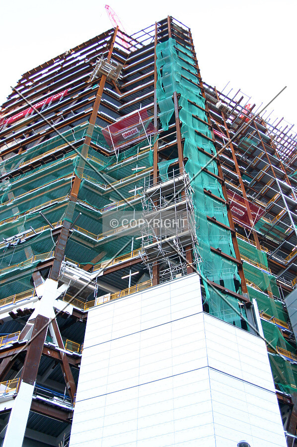 Looking up from Worship Street