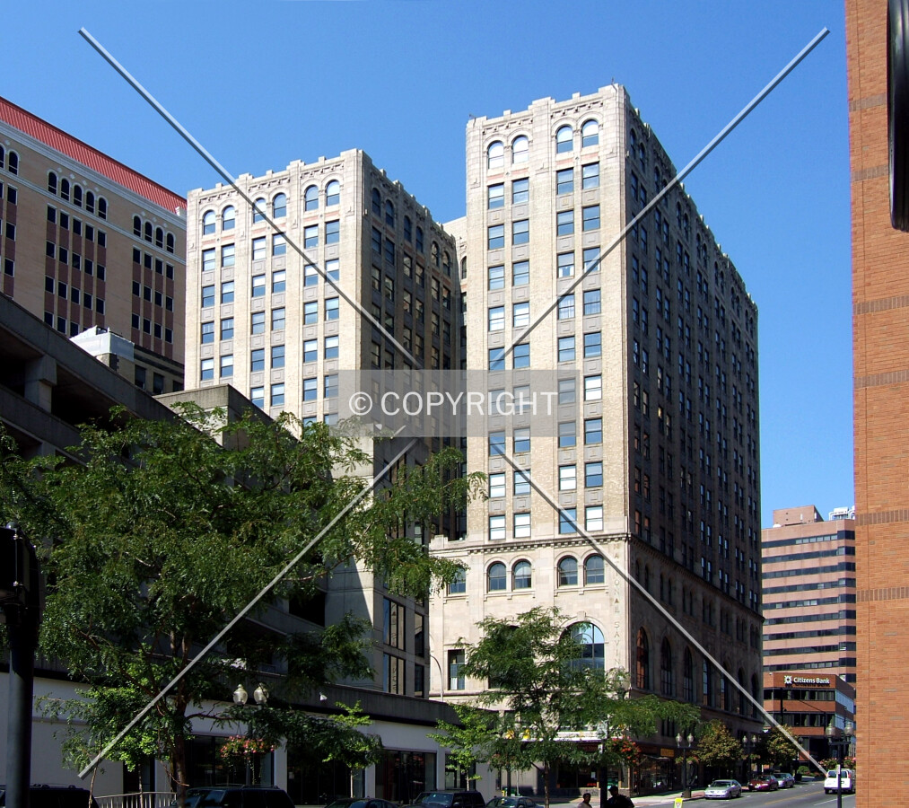 View from the south along Pearl Street