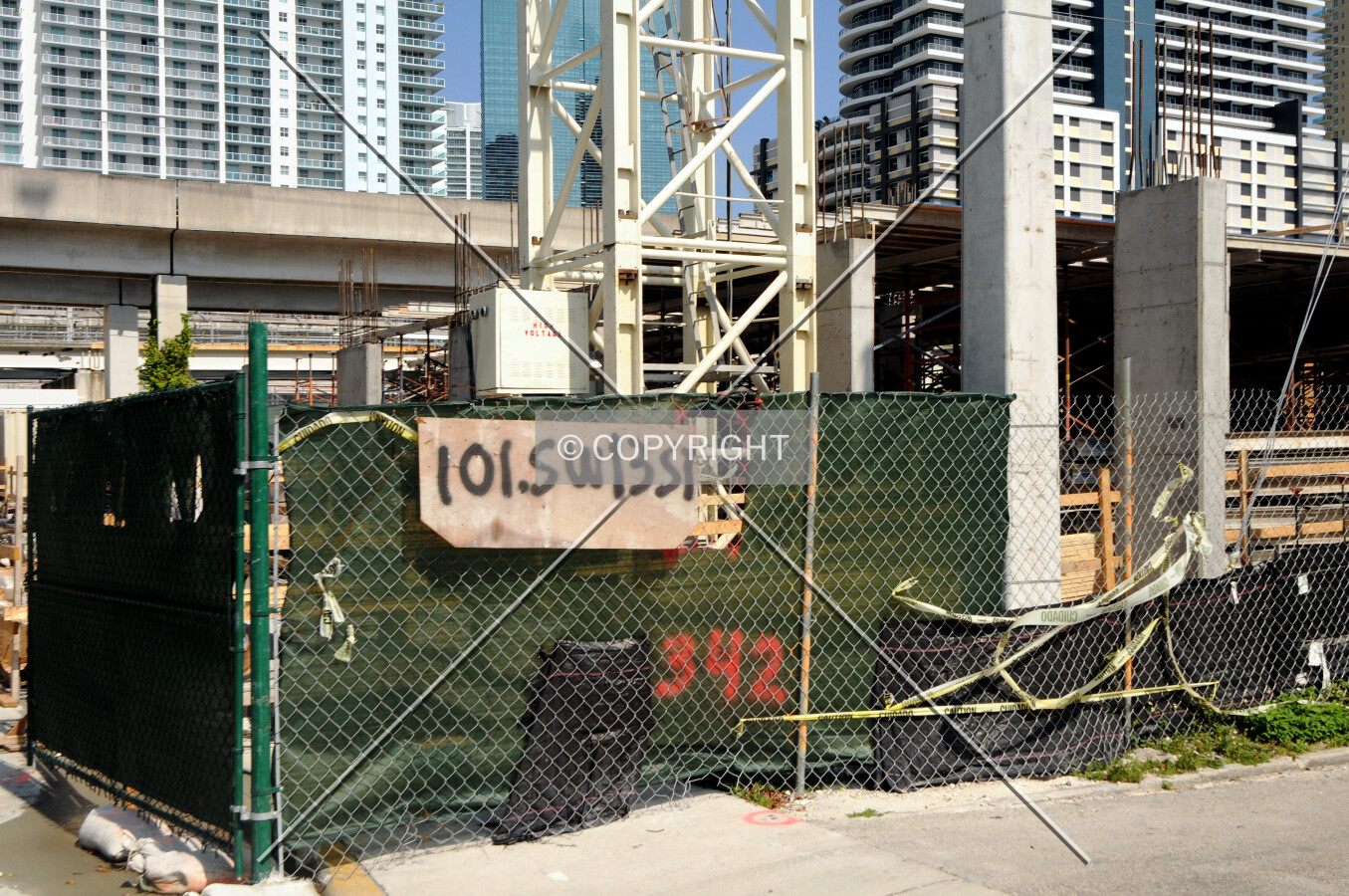 View from the northwest along SW 12th Street