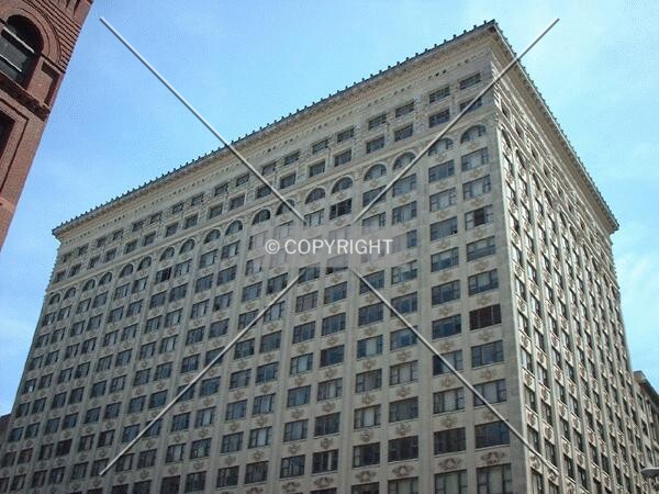 Southwest corner from Olive Street