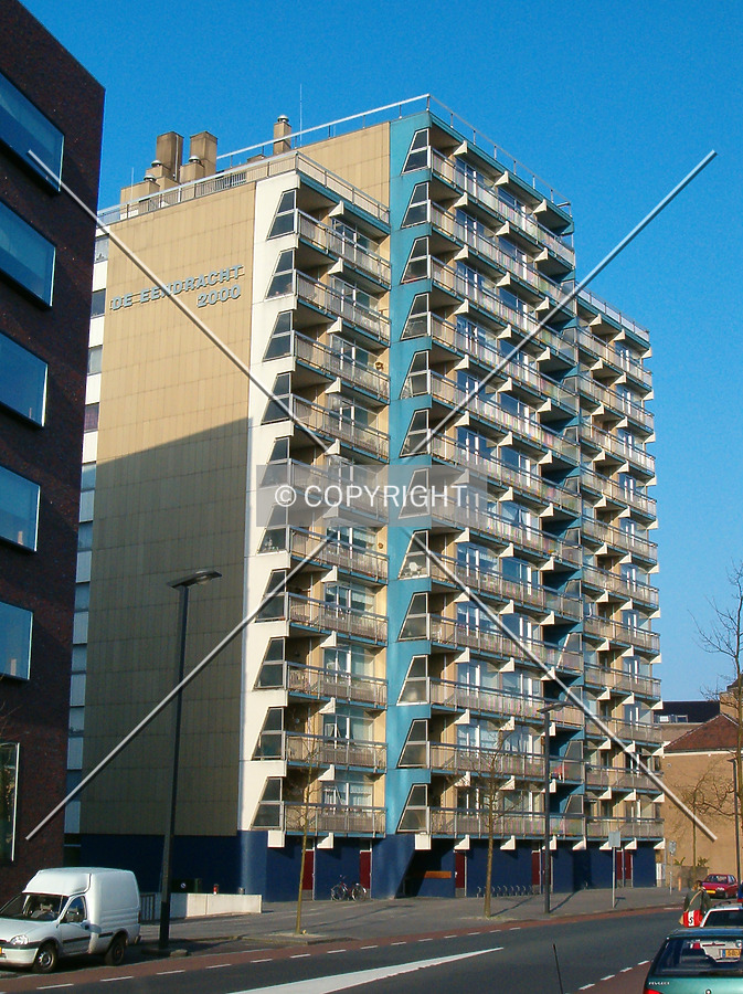 View from Molenstraat at sunrise before reconstruction