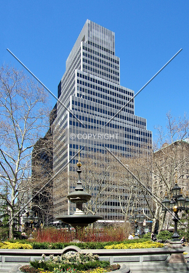 View from the southeast across City Hall Park