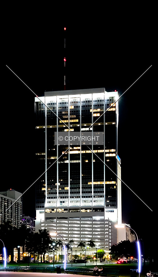 From the east at night; June 1, 2021