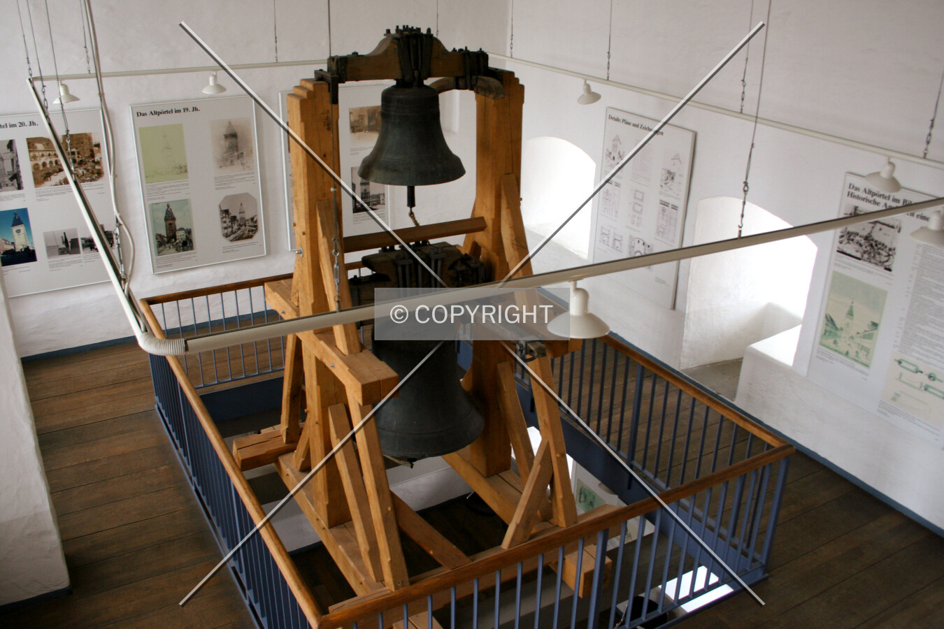 Bell chamber viewed from the stairway