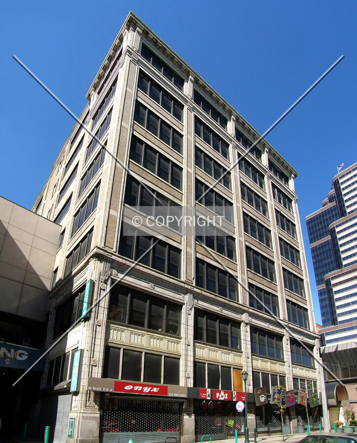 View from the southeast on 11th Street