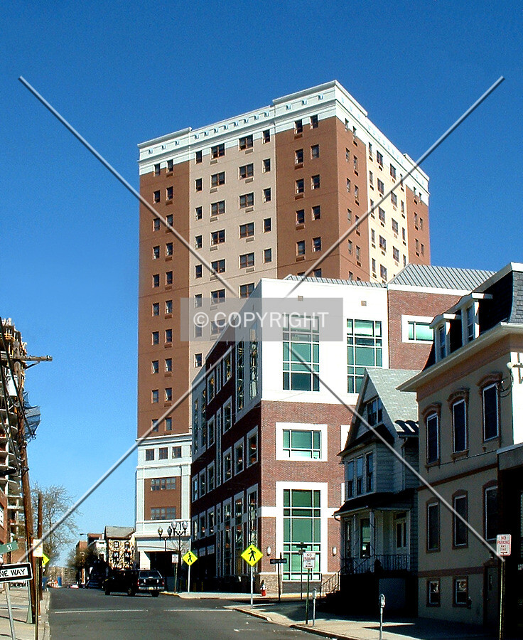View from the west along Paterson Street