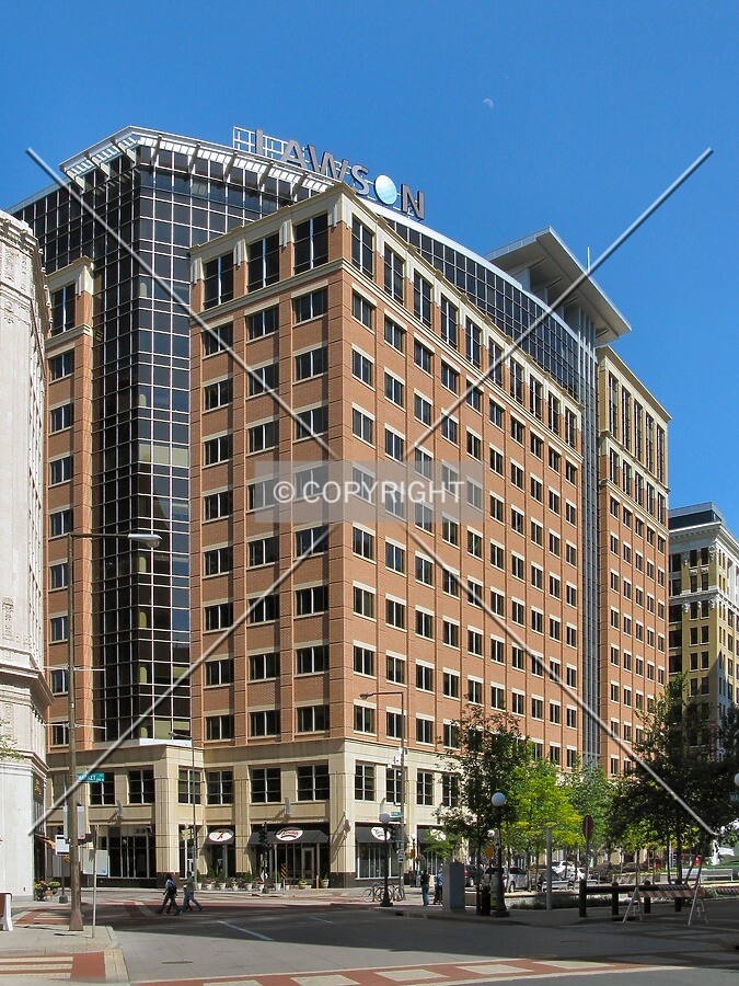 View to the southeast from 6th Street/Washington Street