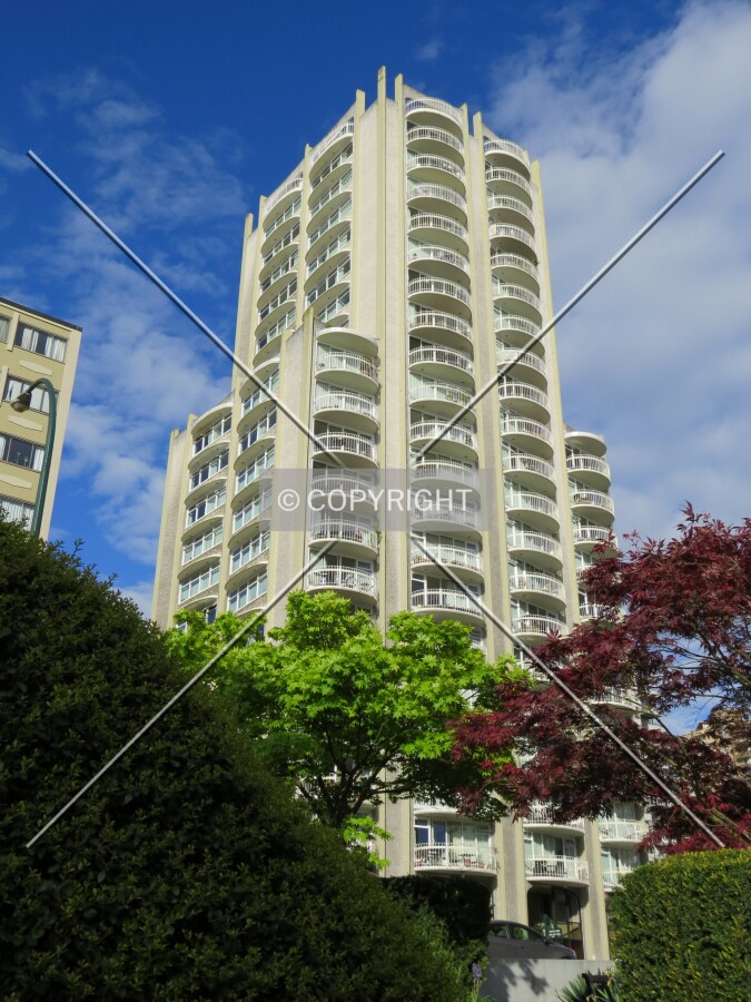 View to the northeast from Beach Avenue
