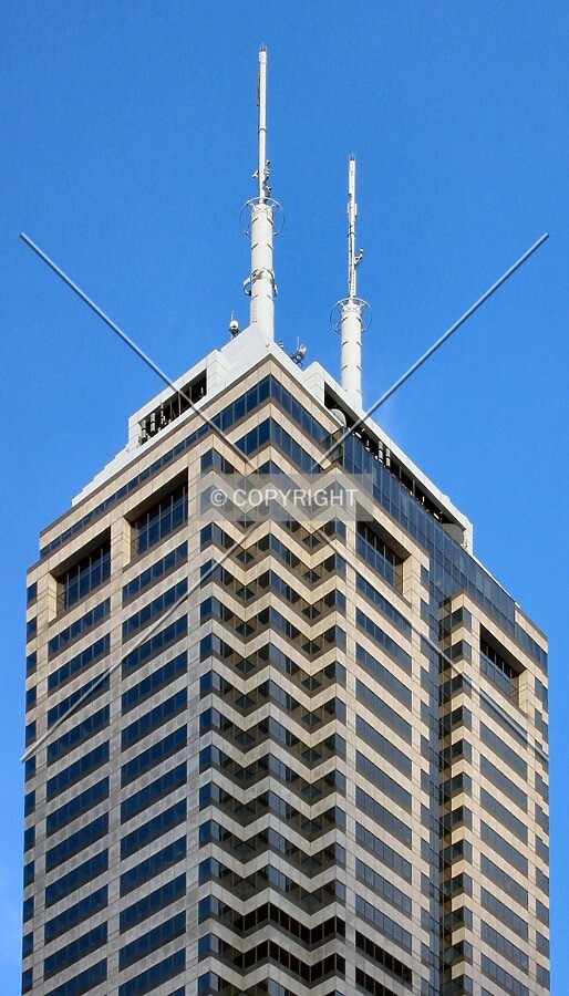 Top floors from the southwest
