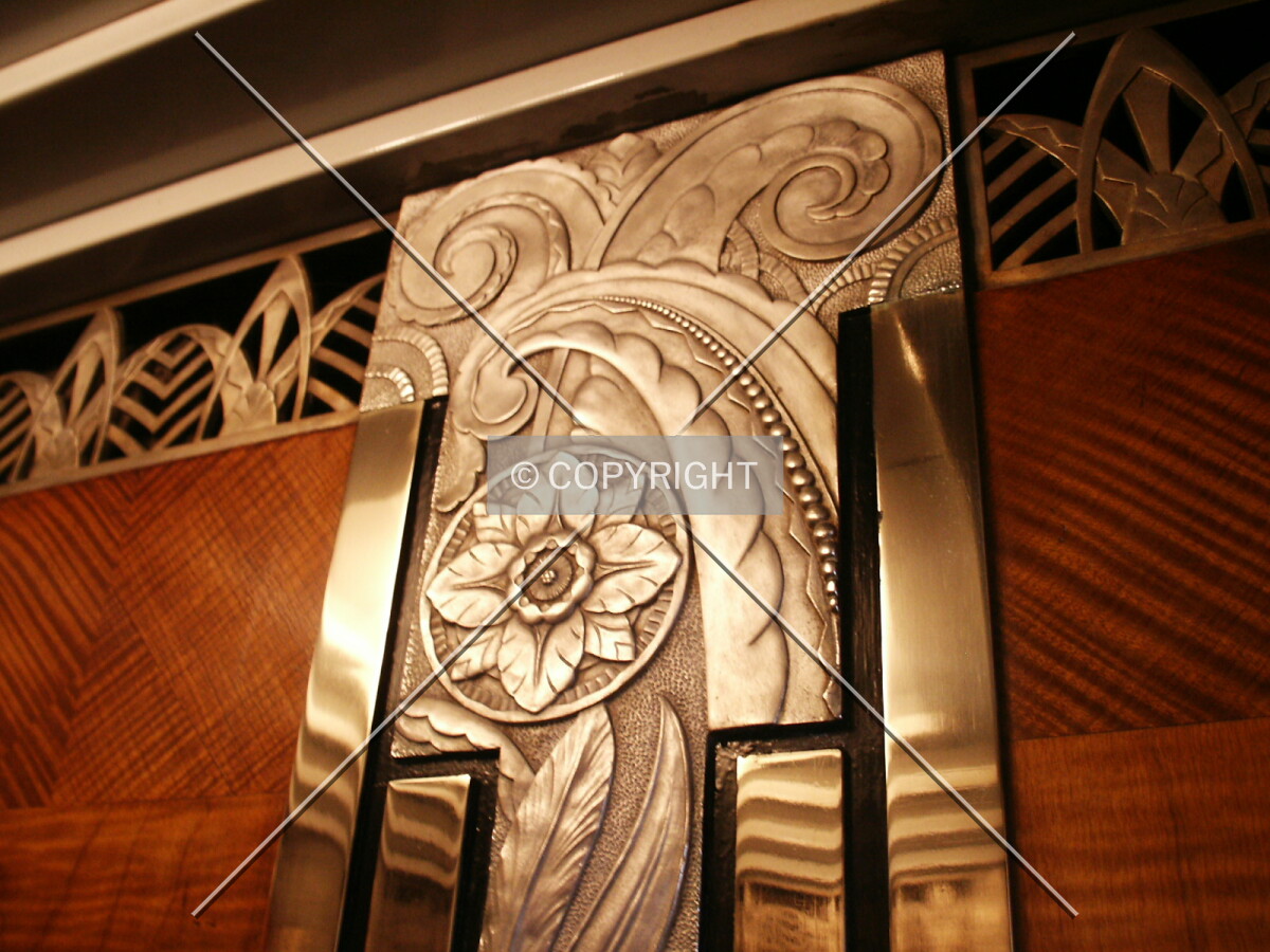 Detail of elevator interior