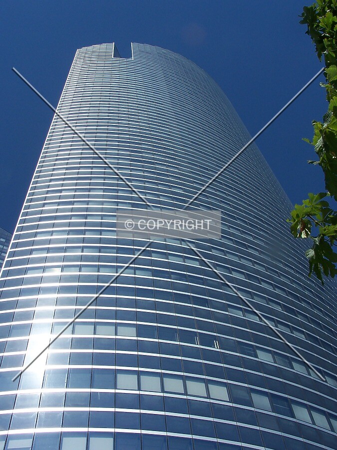 Looking up from the south