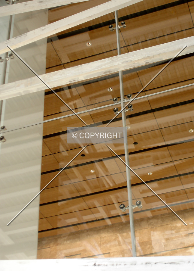 Lobby wall close-up