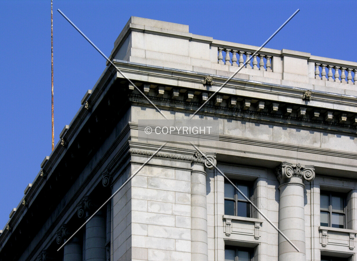 Southeast corner detail