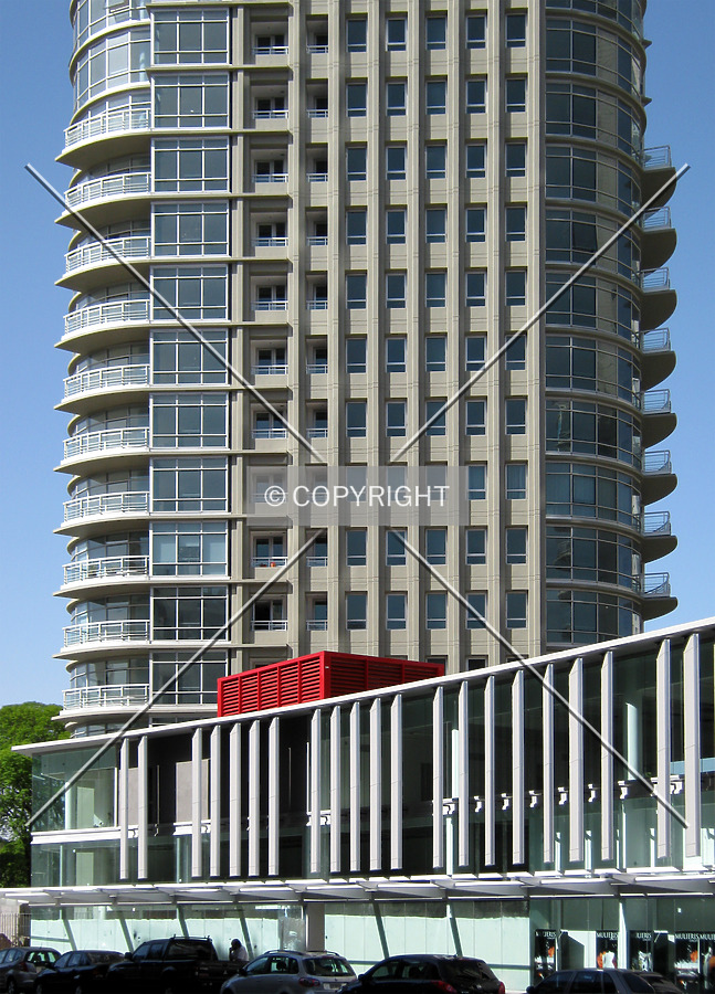 View of the first floors