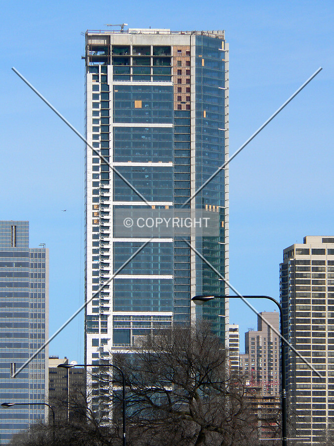 View to the north from Columbus Drive