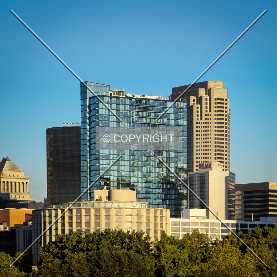 Distant view from the southeast; October 19, 2024