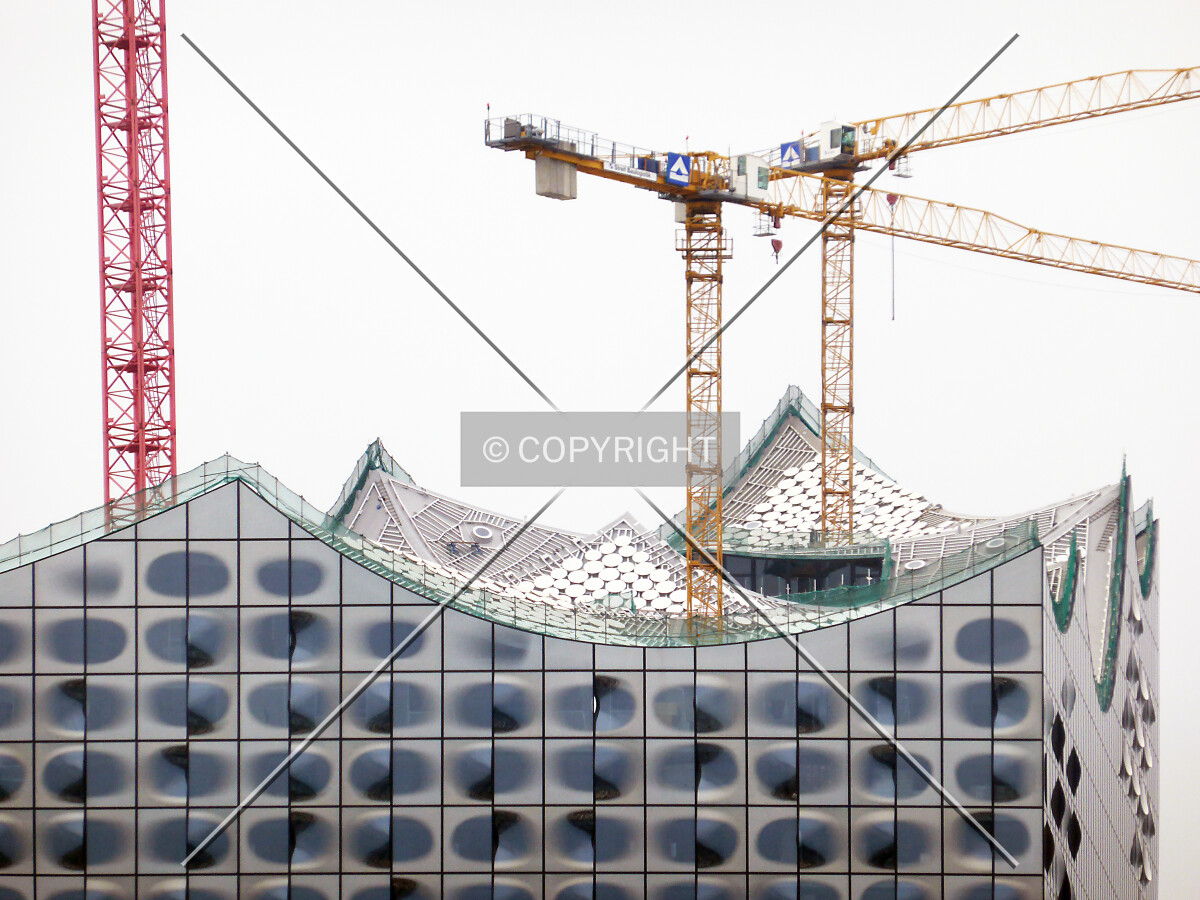 Cranes above the roof