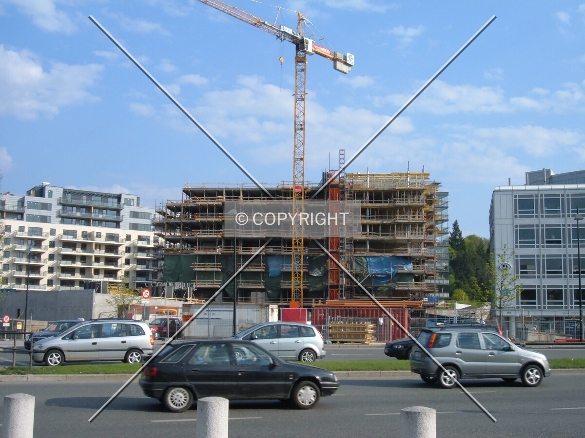 View from Skøyen railway station