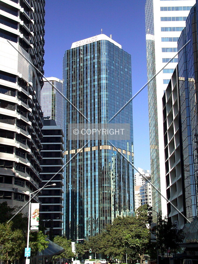 View down Eagle Street