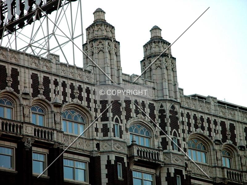 Close-up of the Camlin roofline