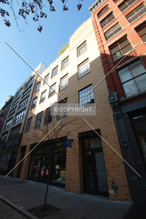 Viewed along Wooster Street