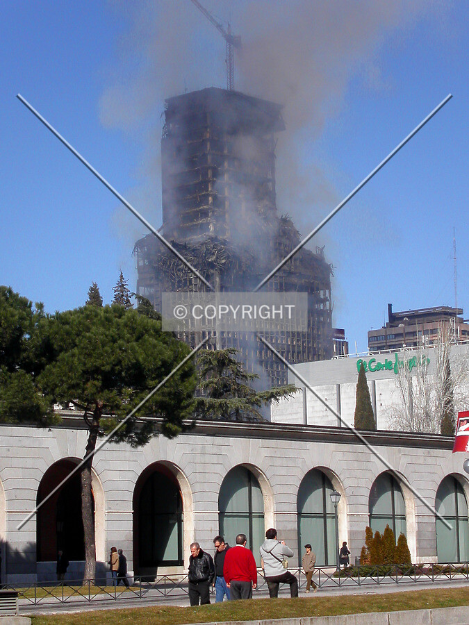 View from Paseo de la Castellana