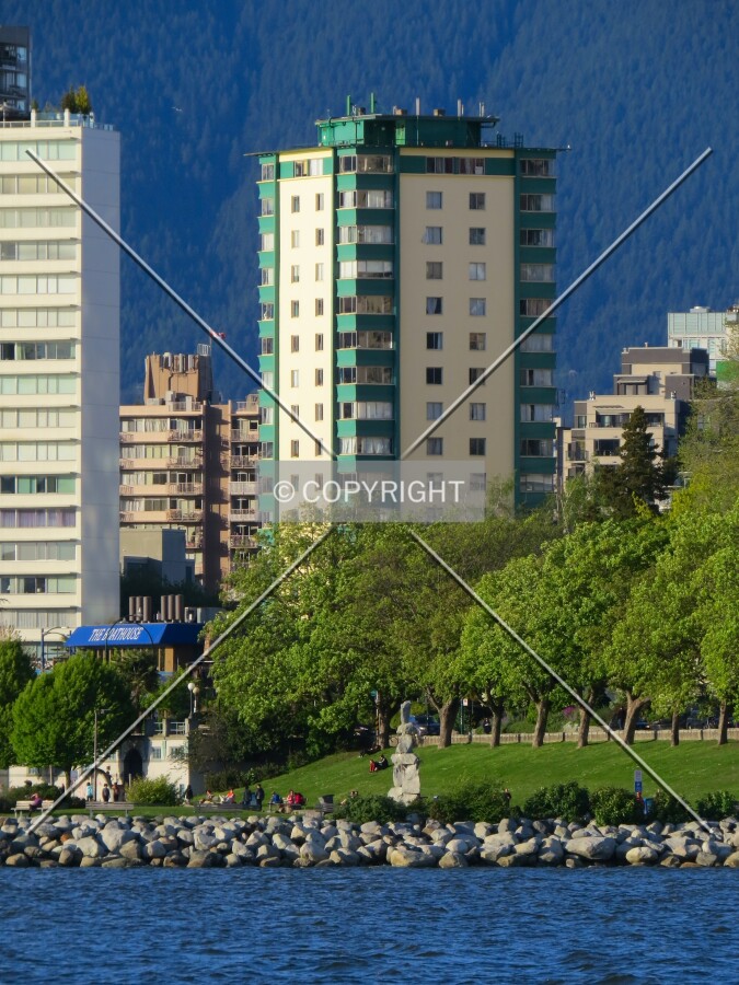 View across English Bay from Hadden Park
