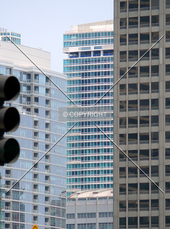 View to the northeast from Michigan Avenue