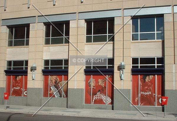 Posters for Target Stores in LaSalle Avenue windows
