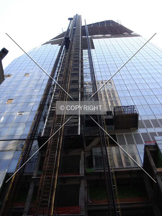 Looking up the 43rd street side