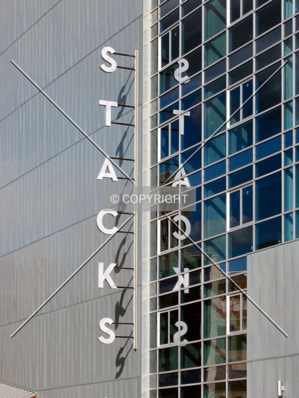 Signage from across 6th Avenue/4th Street North