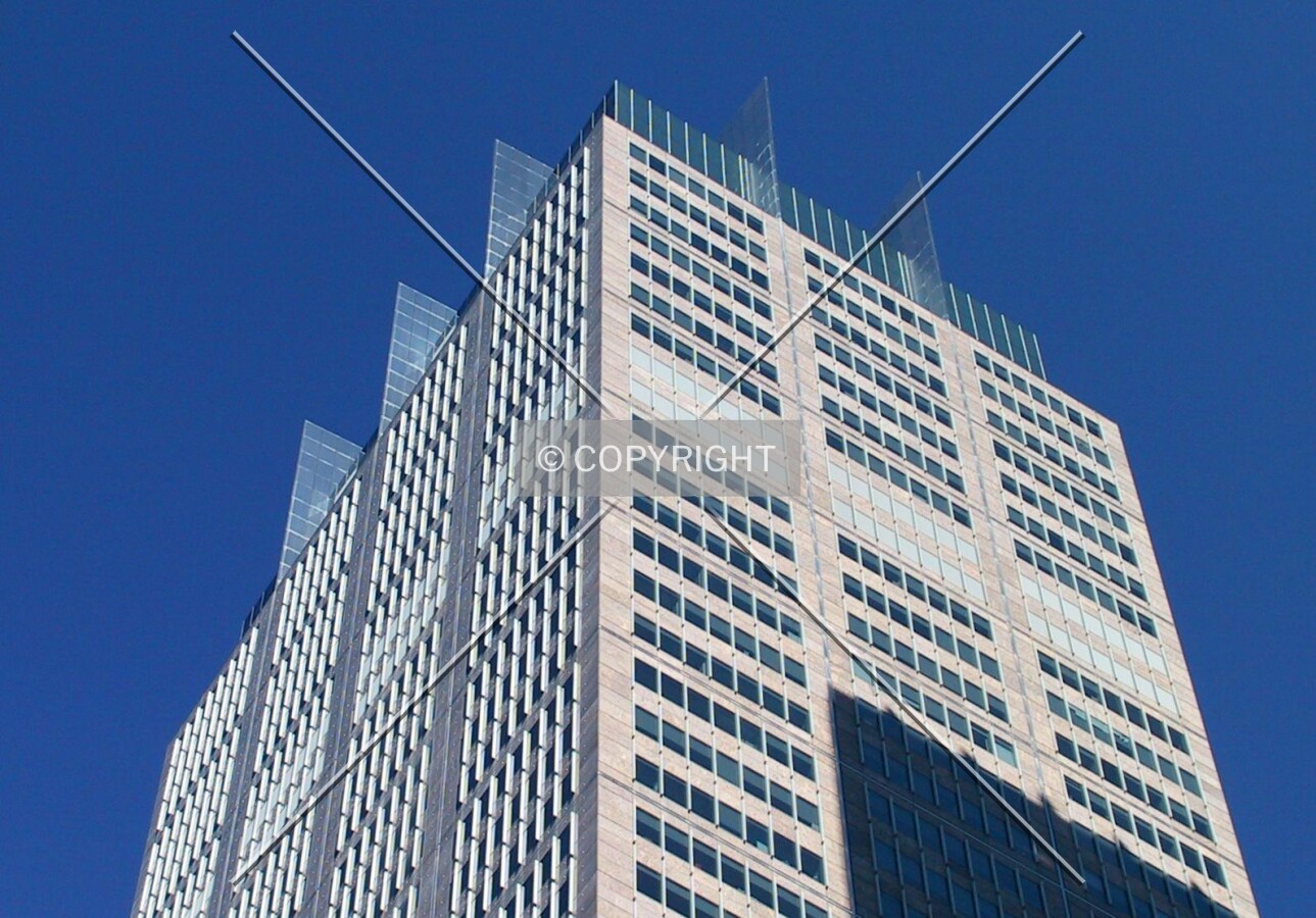 Looking up from the corner of Bridge and Phillip Street