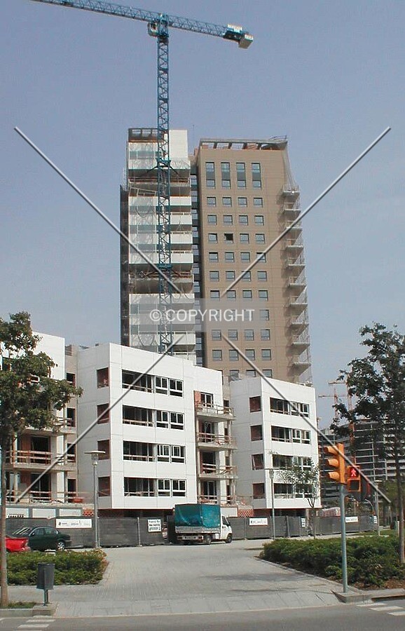 View of the side facade