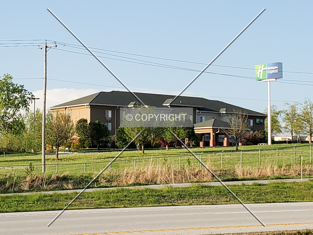 Southwest view; April 23, 2020