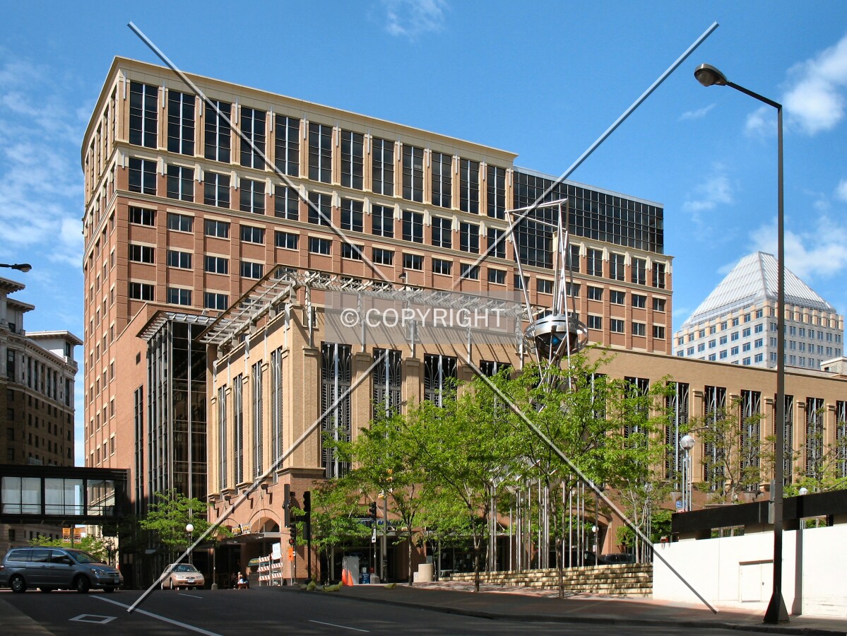 View to the west from East 5th Street