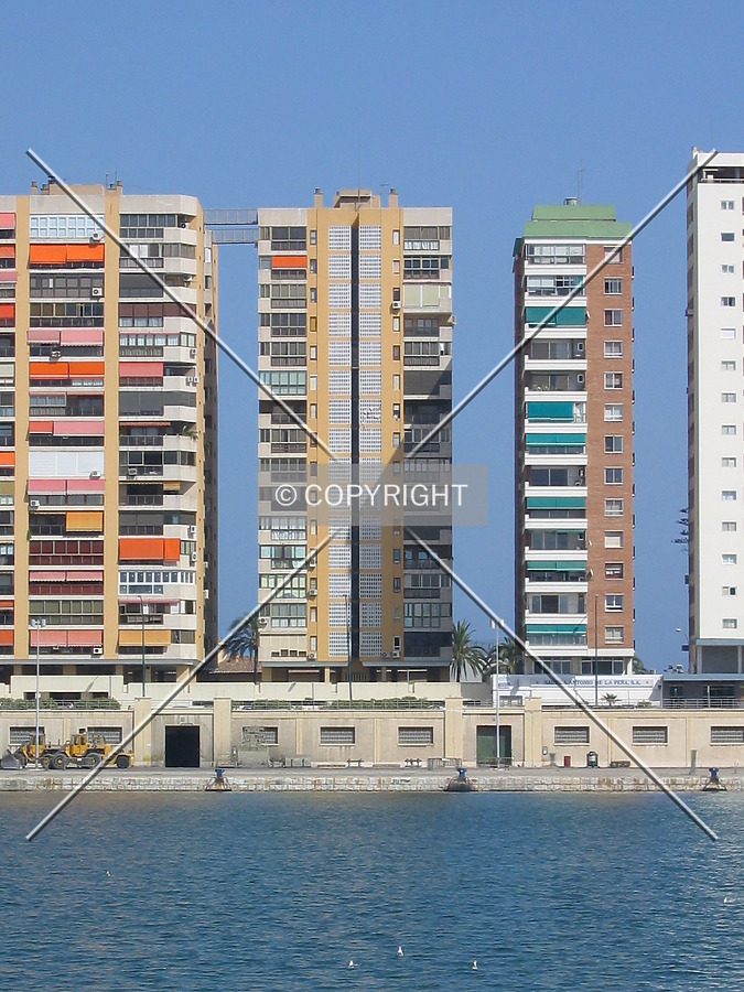 View from the port, close to Plaza de la Marina
