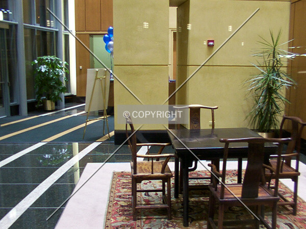 View east of the lobby